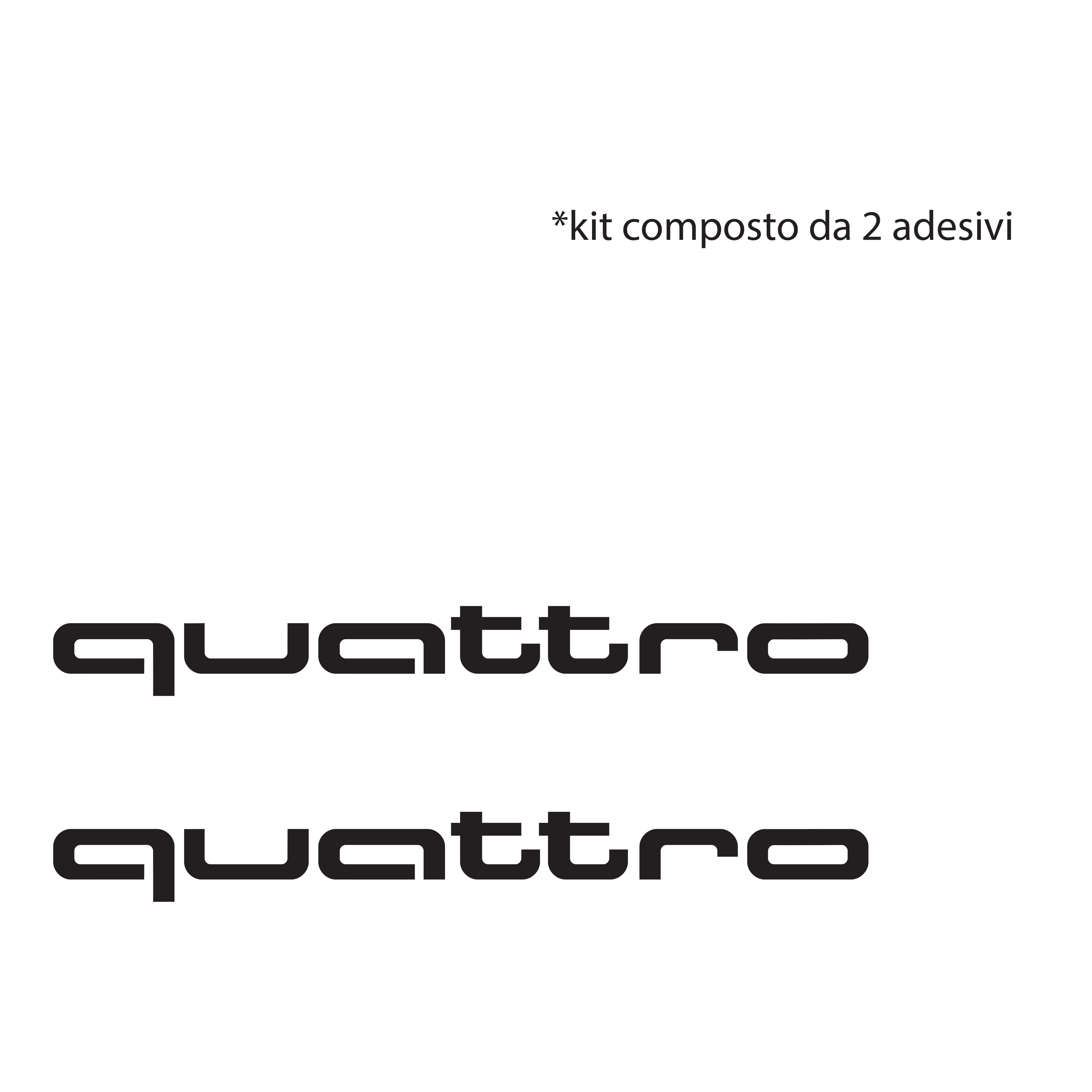 AUDI - LOGO QUATTRO